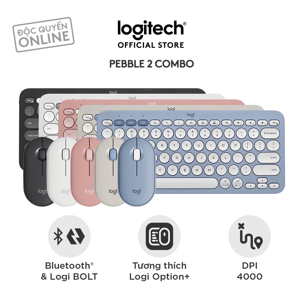 Combo Logitech Pebble 2