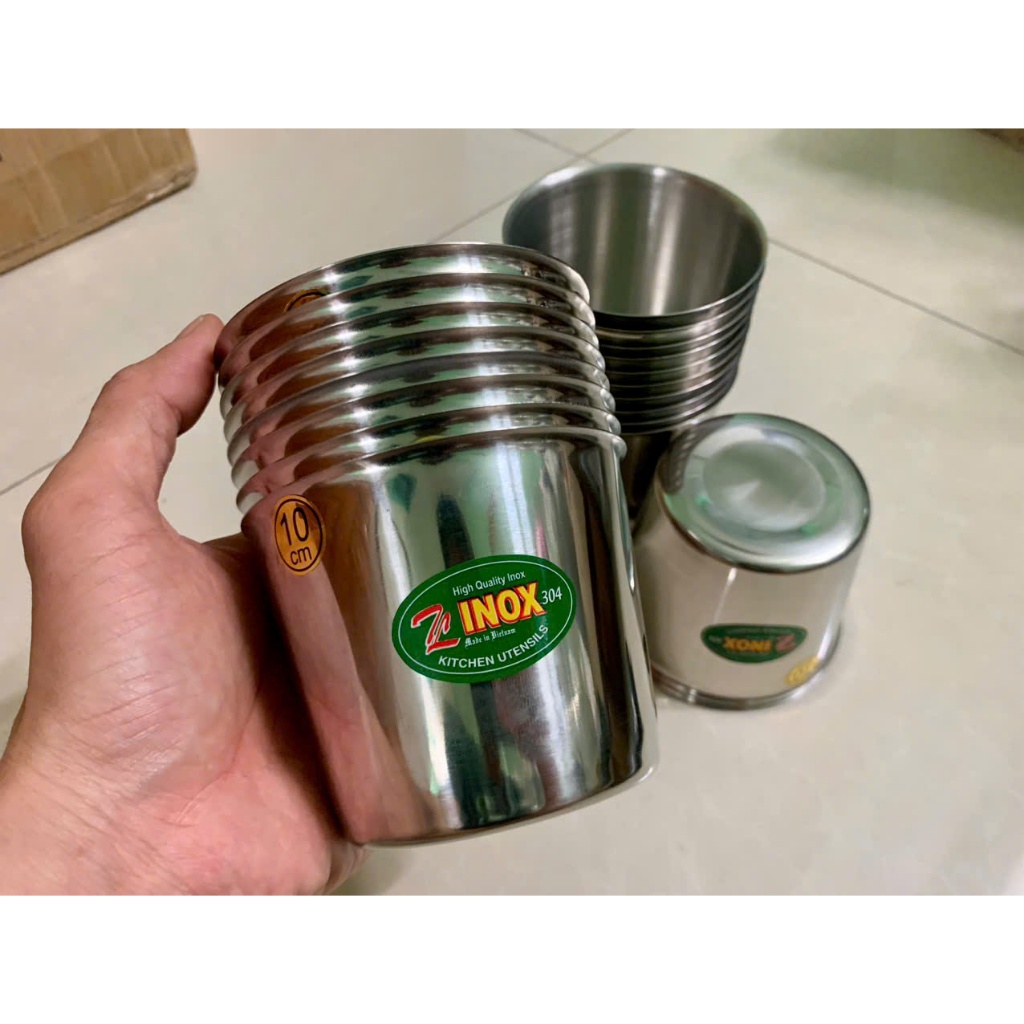 Ly Inox 304 Làm Đá Để Tủ Lạnh Tiện Lợi 8cm
