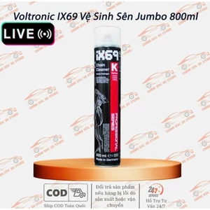 Chai Xịt Rửa Vệ Sinh Sên Voltronic IX69 800ML [Tặng Cọ Sên]
