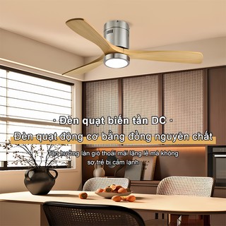 【COD】Quạt trần phòng khách 3 cánh quạt trần ba màu quạt trần có đèn phòng ngủ