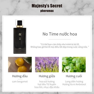 Nước Hoa Unisex Majesty's Secret Pheromax EDP 100ml,Dầu Thơm Nam,Hương Gỗ Và Hương Thơm, Làm Mới  Ttự Nhiên