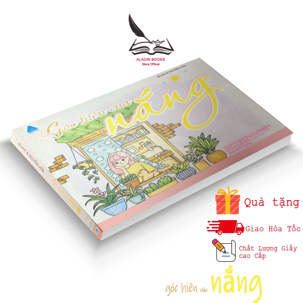 Sách- Góc Hiên Của Nắng- Tô Theo Màu Mình Thích- Lant Và Nguyễn Uyên- Chất Lượng Giấy Cao Cấp