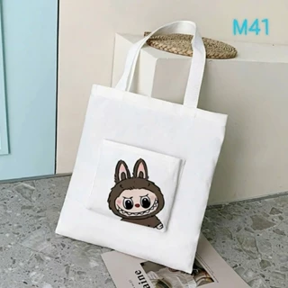 Túi tote nữ vải canvas có ngăn kéo. túi nữ đeo vai đi học đi chơi thời trang Hàn Quốc đựng vừa khổ A4