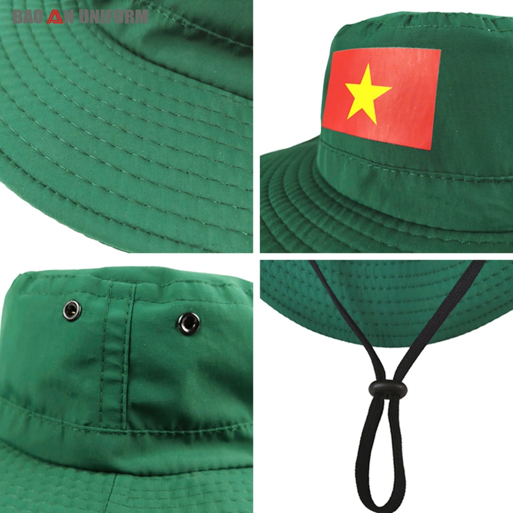 Mũ Tai Bèo Đoàn Thanh Niên Việt Nam Logo THEU,IN Gía Rẻ- Nón Thanh Niên Tình Nguyện, Nón Mùa Hè Xanh
