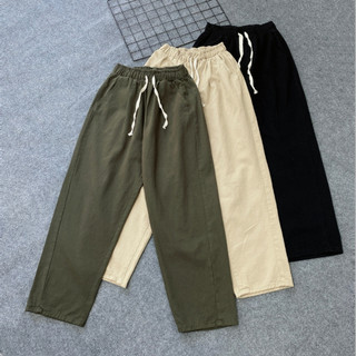 Quần baggy bigsize nữ Nhỏ Clothing lưng thun chất kaki dáng dài chuẩn form mặc xinh xắn trẻ trung 50-93kg Q521