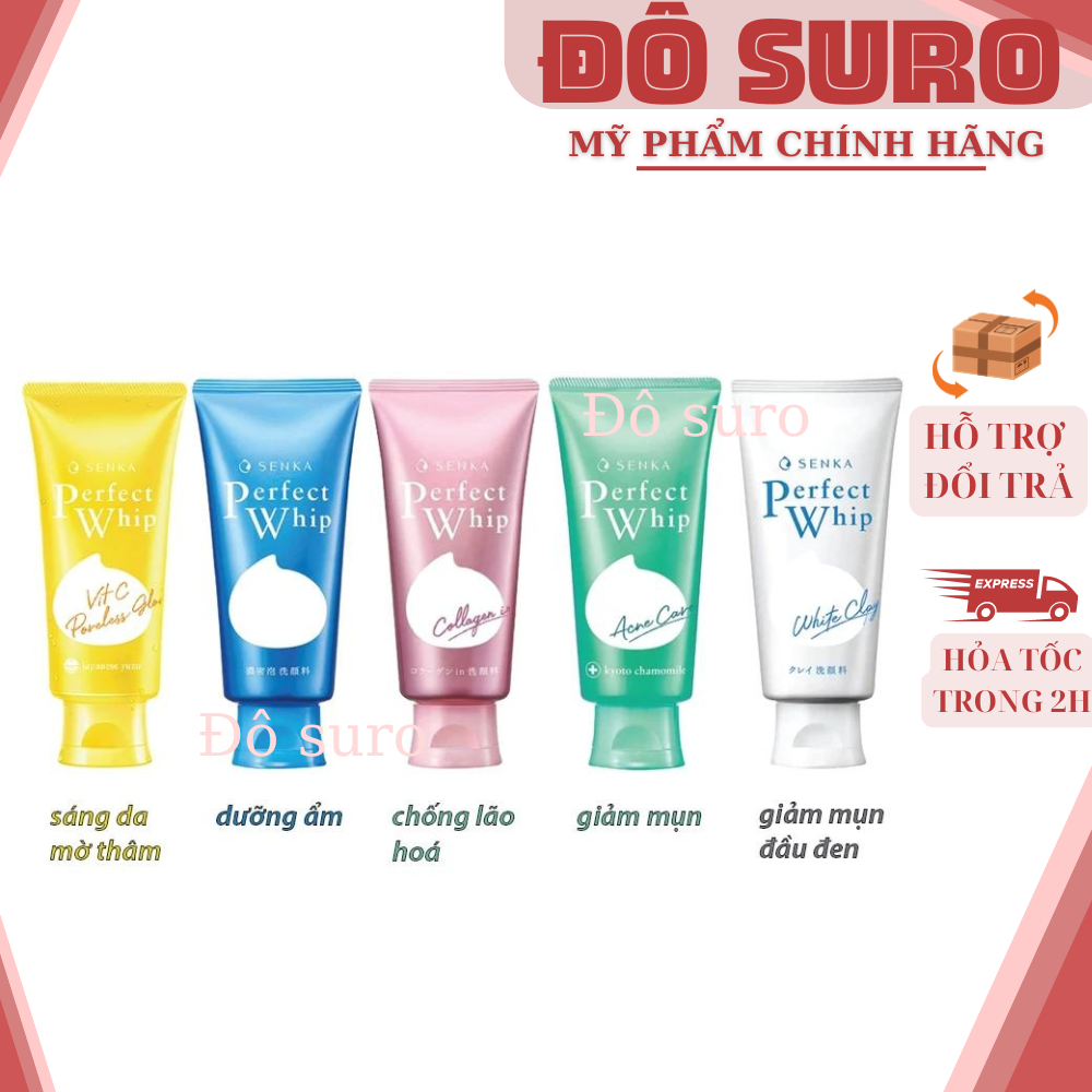Sữa Rửa Mặt Senka Perfect Whip 100G & 120G