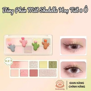 [DHEDELLA] Bảng Phấn Mắt Đa Năng 8 Ô SHEDELLA Họa Tiết Cute Charm 11g