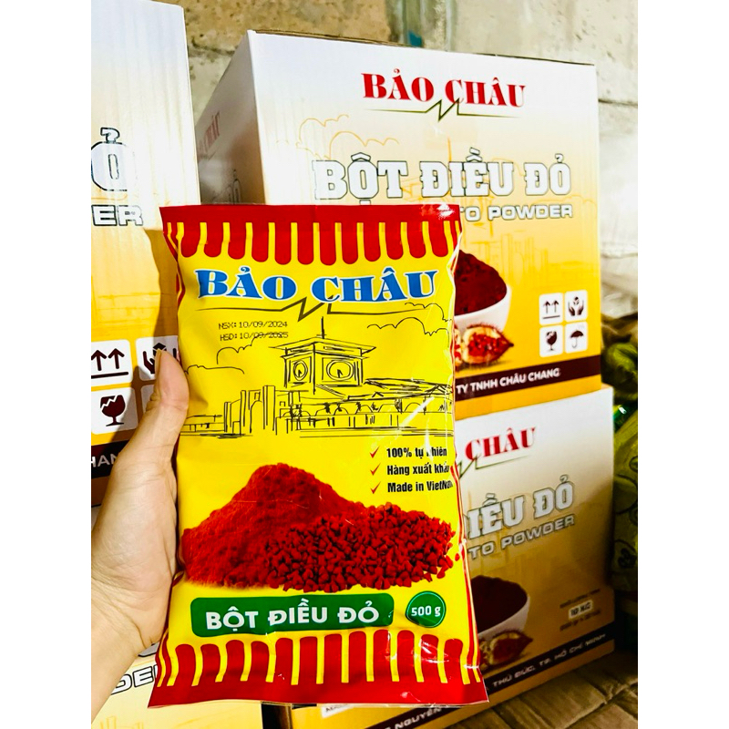 Bột Điều Đỏ Bảo Châu dùng chế biến đồ ăn tạo màu thực phẩm 500g