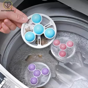 Combo 3 Phao Lọc Cặn Máy Giặt Làm Sạch Quần Áo Máy Giặt Lưới Lọc Tẩy Lông Túi Lọc Xơ Vải Máy Giặt