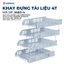Khay Đựng Tài Liệu 3 Tầng 5683, Kệ Đựng Tài Liệu Văn Phòng Cao Cấp, Khay A4 nhiều ngăn tiện dụng