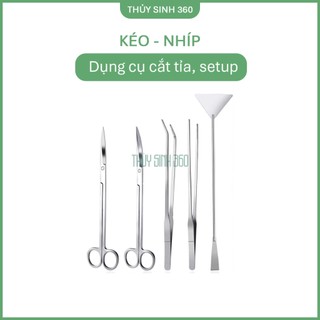 Dụng Cụ Nhíp, Kéo, San Nền - Sử Dụng Trồng Cây, Tỉa Cây, Setup Bể Thủy Sinh