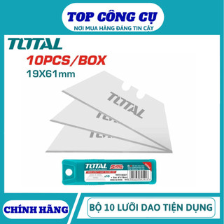 ĐỒ NGHỀ TOTAL Bộ 10 lưỡi dao tiện dụng 61X19MM THT519001