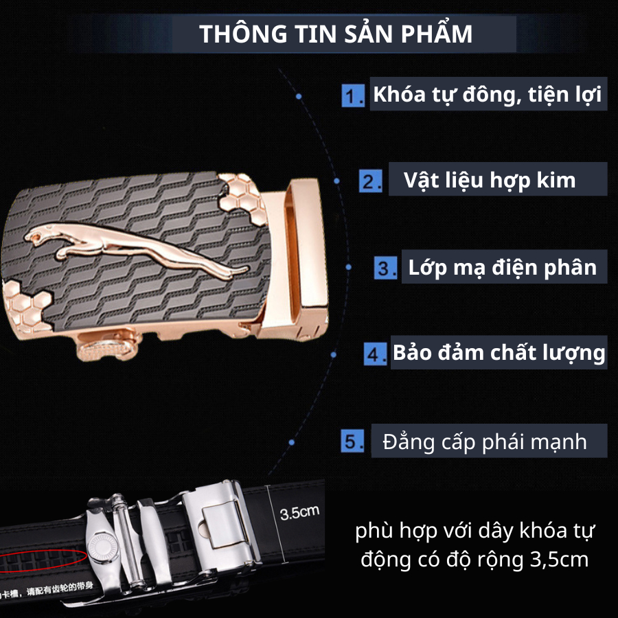 Dây thắt lưng không đầu khóa dây lưng nam da bò  dây nịt nam đầu khóa dây thắt lưng nam, đầu khóa tự đông mẫu đa dạng