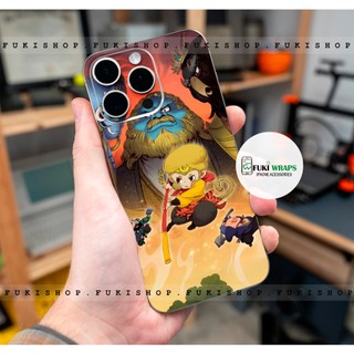 Miếng dán Skin Mặt Lưng Wukong MS03 FULL VIỀN Dành cho 15 pro max 14 pro max 13 pro max - FukiShop