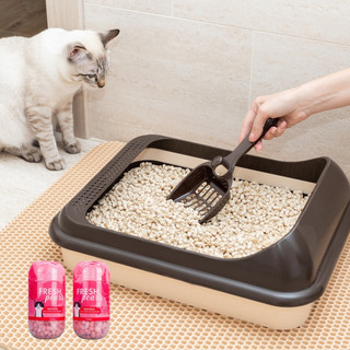 Hạt Khử Mùi Cát Vệ Sinh Hương Nước Hoa Fresh Pearis Natural Cat liter Deodoriser Floral 450ml M-pets