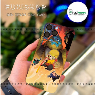 Miếng dán Skin Mặt Lưng Wukong MS03 FULL VIỀN Dành cho 15 pro max 14 pro max 13 pro max - FukiShop
