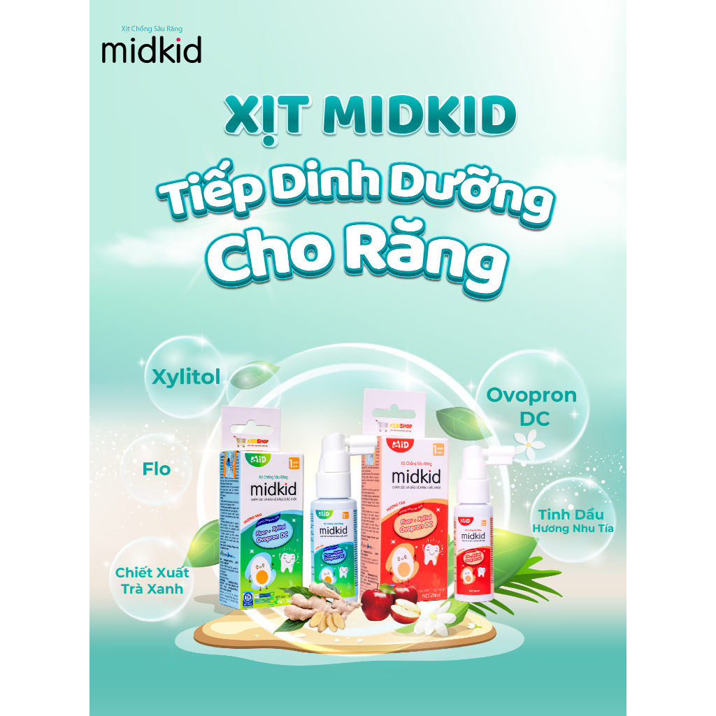 Ảnh Bàn chải đánh răng chữ U thương hiệu Midkid cho bé từ 1 tuổi, chải xoay 180 độ 1