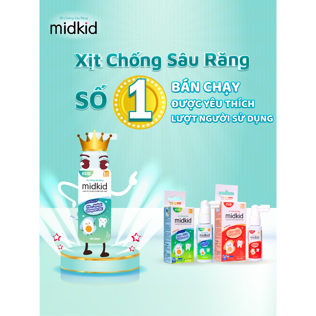 Ảnh Bàn chải đánh răng chữ U thương hiệu Midkid cho bé từ 1 tuổi, chải xoay 180 độ 2