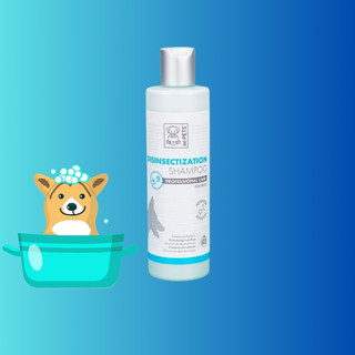 Sữa tắm chuyên dụng chó mèo Disinsectization Shampoo M-pets trị ngứa phát ban rụng lông chai 250ml
