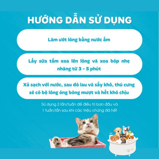 Sữa tắm chuyên dụng chó mèo Disinsectization Shampoo M-pets trị ngứa phát ban rụng lông chai 250ml