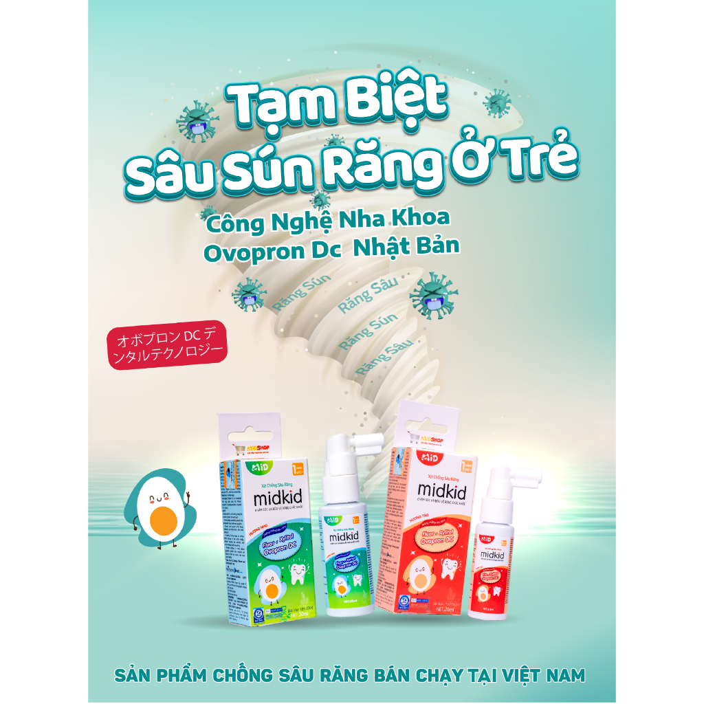 Ảnh Bàn chải xỏ ngón silicon cho bé từ 1 tuổi thương hiệu Midkid có hộp đựng sạch sẽ và tiện lợi 3