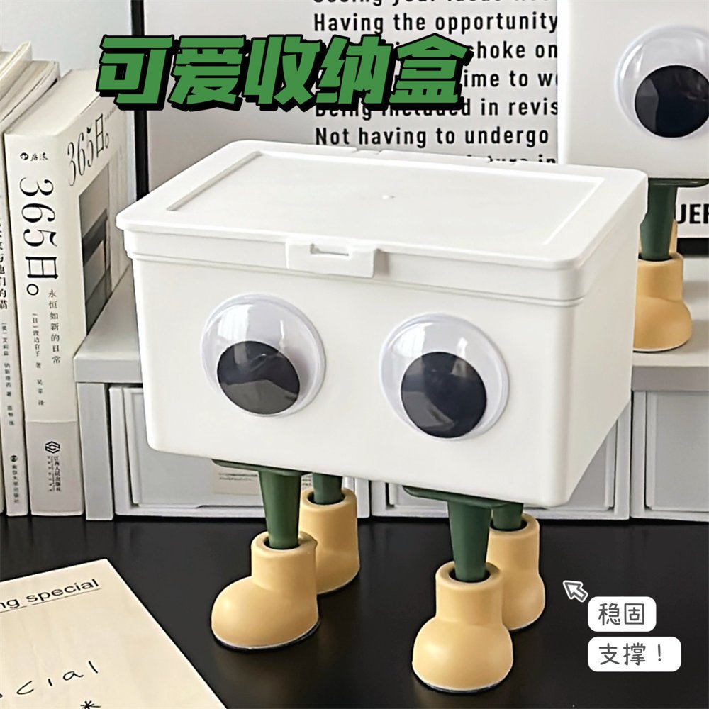 Hộp Bảo Quản, Giá Đỡ Hình Chống Bụi Màu Trắng, Flip Cover Nhựa Chụp Ảnh Hộp Đựng Trang Sức Son Môi