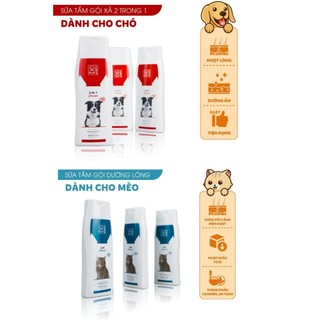 Sữa tắm gội dưỡng lông dành riêng cho Chó hoặc Mèo Shampoo M-Pets phục hồi lông mềm mượt chai 250ml