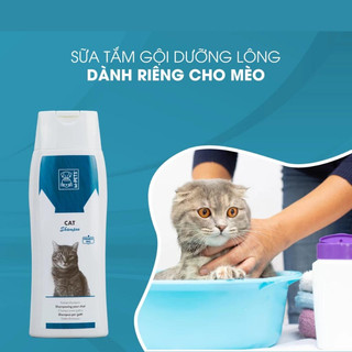 Sữa tắm gội dưỡng lông dành riêng cho Chó hoặc Mèo Shampoo M-Pets phục hồi lông mềm mượt chai 250ml