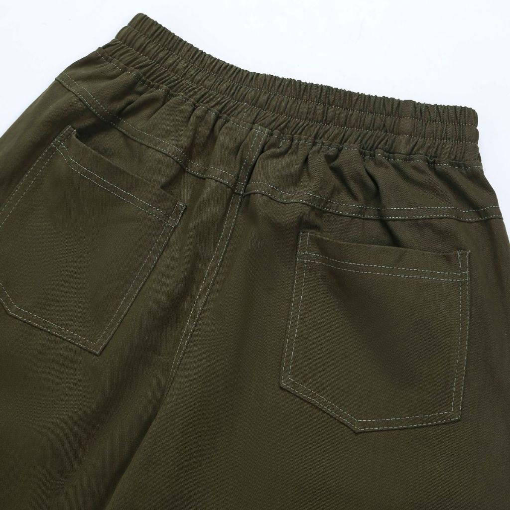 Quần Cargo kaki túi hộp 3KMENSWEAR, Quần Dài jean from uNIsex dáng suông form 45-85kg Có Túi