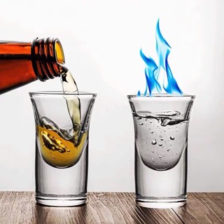 Bộ 6 ly shot 15ml, ly thủy tinh cao cấp chuyên dùng uống rượu cho các quán bar pub và gia đình