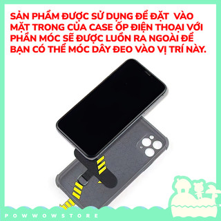 [Sẵn VN] Tag Bản Treo Đặt Vào Bên Trong Case Ốp Điện Thoại Để Móc Dây Đeo Thẻ Hoặc Vật Dụng Đơn Giản Nhiều Màu