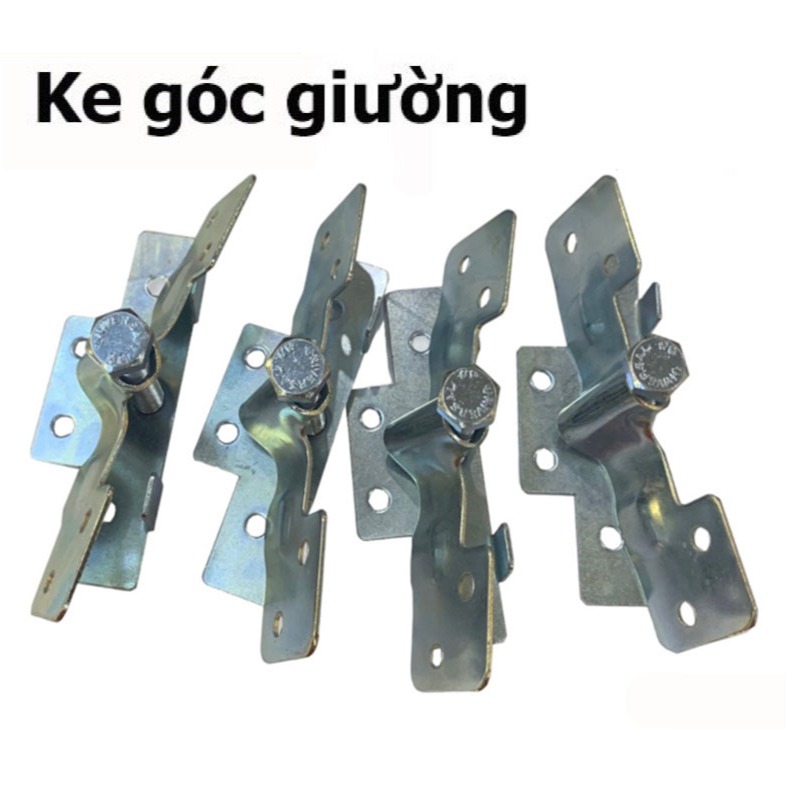 Bộ bas ke sắt góc thanh giường (1 bộ bắt 4 góc giường ) | Shopee Việt Nam