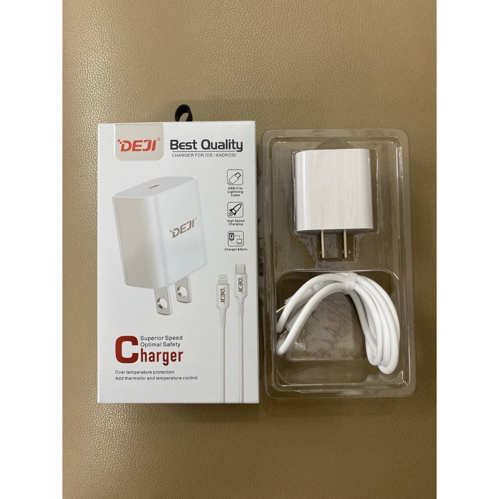 Bộ Sạc Nhanh 20W Deji Chính Hãng Bảo Hành 18 Tháng