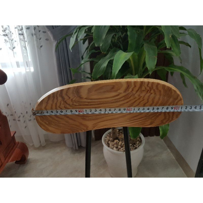 Ghế quầy bar, ban công cao mặt gỗ cao su mới hiện đại cho quán cà phê nhà hàng