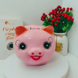 Lợn đất tiết kiệm heo đất ống tiết kiệm tiền size nhỏ siêu cute-quà tặng-decorLD01