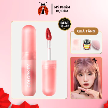 [Date 2027] Son bùn Colorkey Lip Mousse Lip Mud Màu Nhung Mờ Xinh Xắn 2g