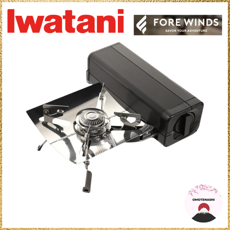 FORE WINDS Folding Camp Stove Black, Silver Iwatani FW-FS01-BK FW-FS01 ...