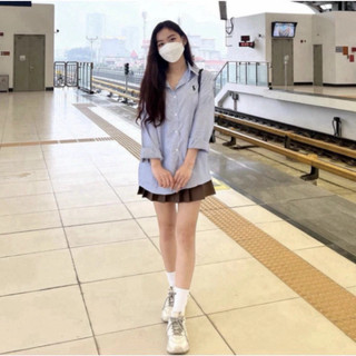 [ Rẻ vô địch ] Áo sơ mi dài tay thêu ngựa