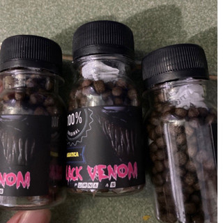 Cám BLACK VENOM (Asiatica ) | Cám cá lóc trân châu đen chuyên dụng đậm màu sáng châu