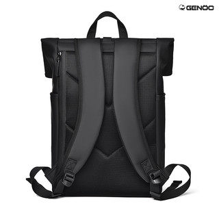 Balo Laptop GENOO Chống Nước Siêu Bền Phong Cách Hàn Quốc Vải Da Oxford Cao Cấp Nhiều Ngăn Tiện Dụng