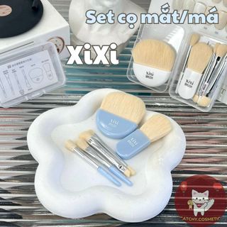 [XIXI] Set 6 Cọ Mắt/Má XIXI Kèm Hộp Đựng Trong Suốt Nhỏ Gọn Tiện Lợi X772