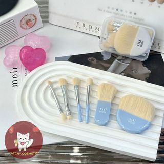 [XIXI] Set 6 Cọ Mắt/Má XIXI Kèm Hộp Đựng Trong Suốt Nhỏ Gọn Tiện Lợi X772