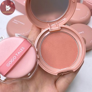 [GOGO TALES] Phấn Má Hồng Dạng Kem Nén GOGO TALES Bánh Macaron, Soft Focus Powder Blusher Cream (GT637)