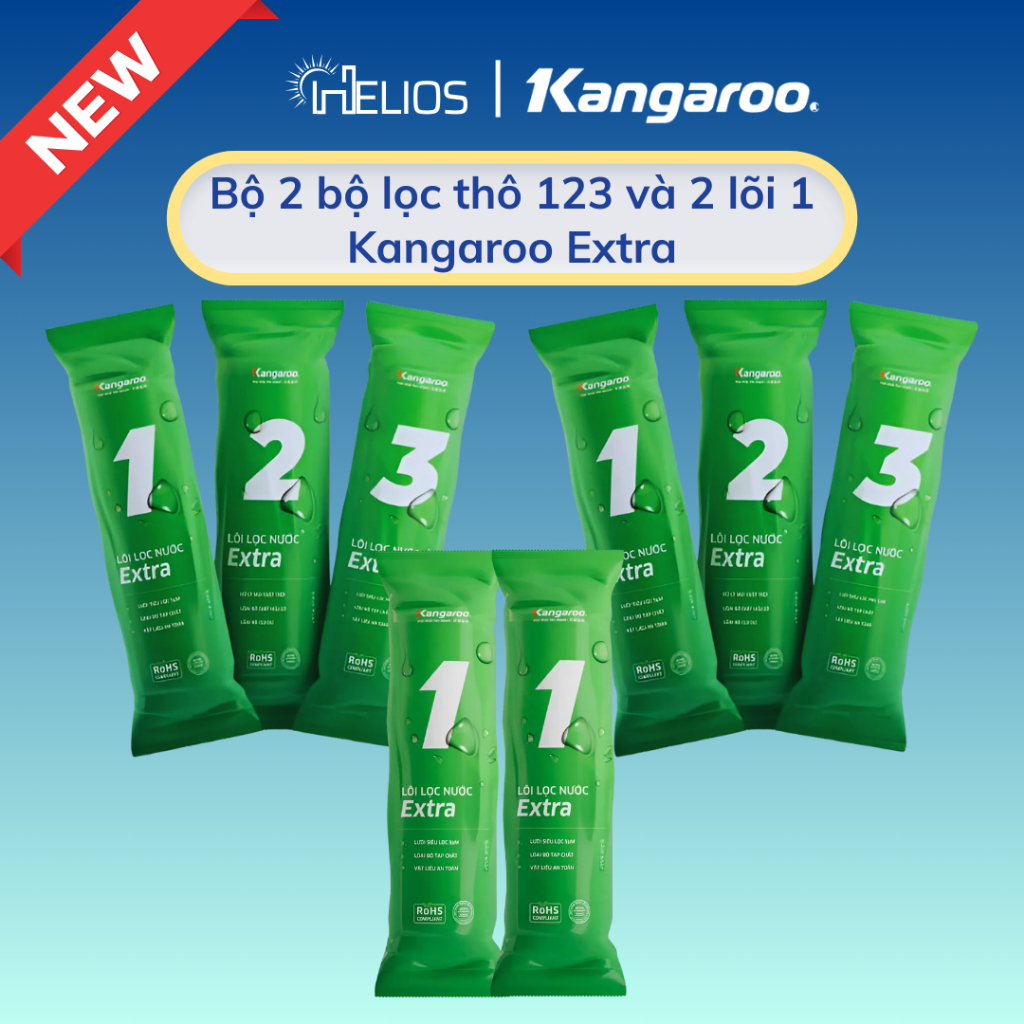 Ảnh Bộ lõi lọc thô Kangaroo cho máy lọc nước Kangaroo- Hàng chính hãng 1
