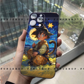 Miếng dán Skin Mặt Lưng Songoku MS09 FULL VIỀN Dành cho 15 pro max 14 pro max 13 pro max - FukiShop