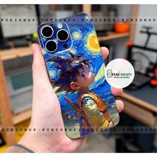 Miếng dán Skin Mặt Lưng Songoku MS010 FULL VIỀN Dành cho 15 pro max 14 pro max 13 pro max - FukiShop