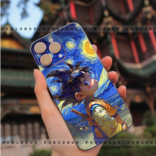 Miếng dán Skin Mặt Lưng Songoku MS010 FULL VIỀN Dành cho 15 pro max 14 pro max 13 pro max - FukiShop