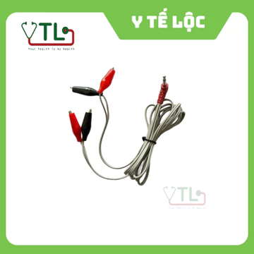 Dây châm cứu 4 đầu ra, dây dùng cho máy châm cứu Việt Nam, Đầu cắm zắc lớn 3.5