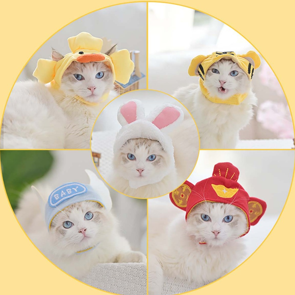 Nón Cho Chó Con Mèo 2kg Phụ Kiện Mũ Thú Cưng Poodle Corgi Lớn Dễ Thương Hài Hước Hình Ong Cá Mập Vô Tri Chống Nắng Cute