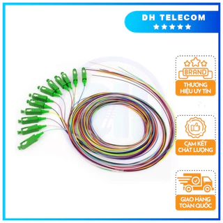 Dây hàn quang PIGTAIL 12 màu SC/APC 1.5m độ bền cao linh hoạt